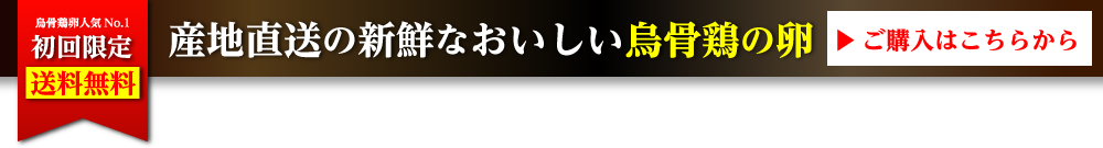 産地直送の新鮮な烏骨鶏の卵　ご購入はこちらから